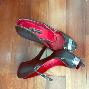 Sexy Charles Jourdan black heels